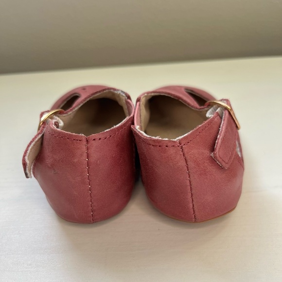 Little Lovebug Isla Sandal Barefoot Premium Leather in Eggplant Purple Size 6 - Picture 4 of 5